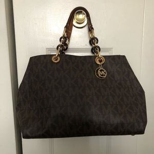 Michael kors monogram logo  Cynthia tote bag